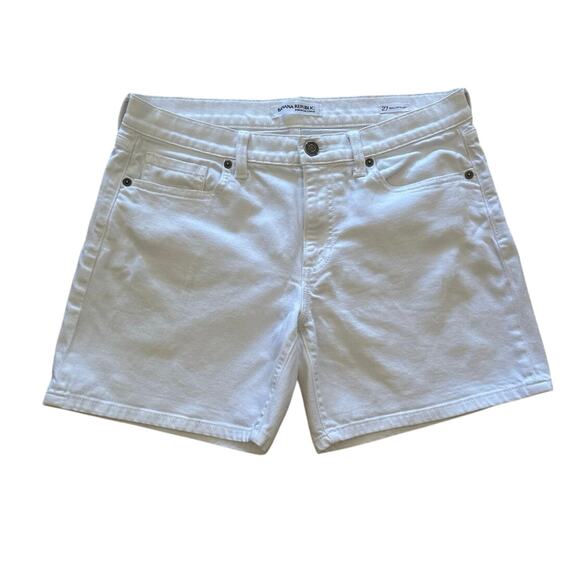 Banana Republic Premium Denim Roll-Up Short Size 27 Shorts - Picture 1 of 4